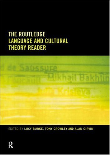 The Routledge Language and Cultural Theory Reader (Paperback)