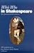 Who's Who in Shakespeare (Who's Who Series)