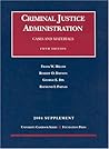 2004 Supplement to Criminal Justice Administration