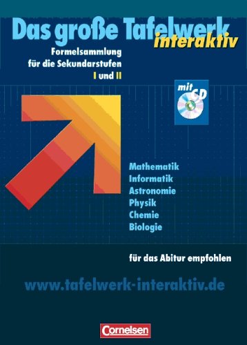 Das Große Tafelwerk Interaktiv. Allgemeine Ausgabe. Mit Cd Rom (Hardcover)