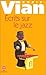 Ecrits Sur Le Jazz by Boris Vian