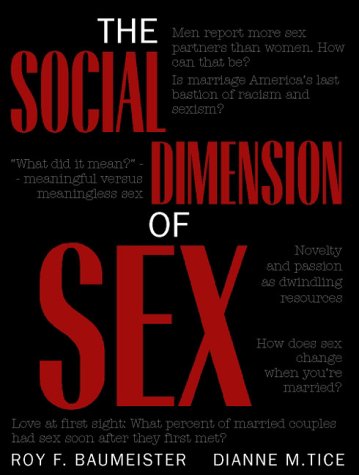 The Social Dimension of Sex (Paperback)