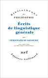 Écrits de linguistique générale