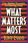 What Matters Most...