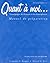 Workbook for Quant a moi...: Temoignages des Français et des Francophones, 2nd