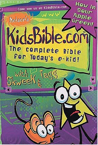 Nelson's Kidsbible.com Introducing The All New Sour Apple Green Leatherflex (Hardcover)