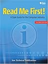Read Me First! A Style Guide for the Computer Industry, Second Edition