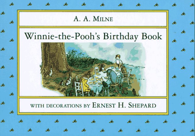 Winnie-the-Pooh's Birthday Book (Hardcover)