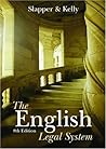 The English Legal System: n/a (Volume 2)