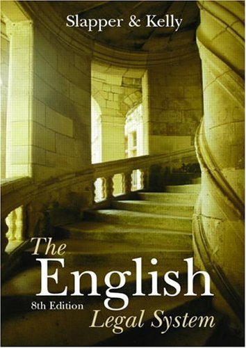 The English Legal System: n/a (Volume 2)