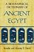 A Biographical Dictionary of Ancient Egypt