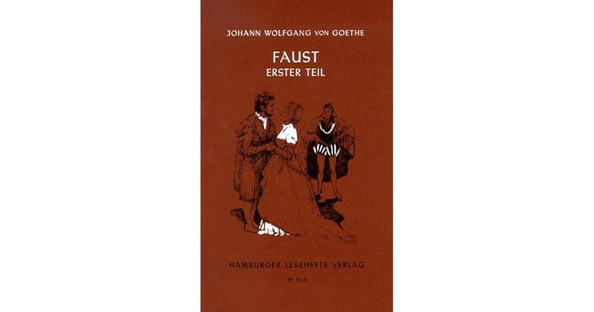 Faust Tragödie Erster Teil Studierzimmer Vers 1867 www.goodreads.com