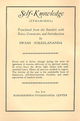 Self-Knowledge: Atmabodha (Hardcover)