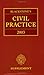 Blackstone's Civil Practice 2003 Supplement by Charles Plant