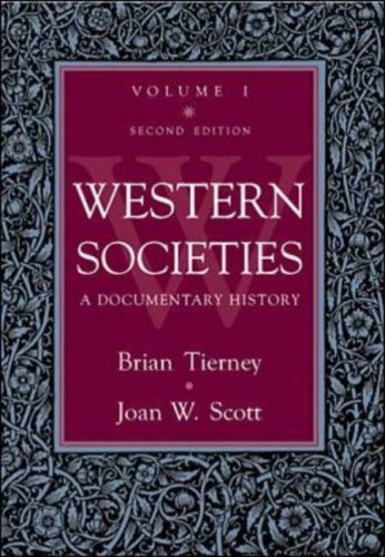 Western Societies: A Documentary History, Volume 1 (Paperback)