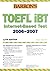 Barron's TOEFL IBT: Internet-Based Test
