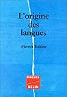 L'Origine des lan...