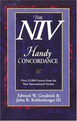 The NIV Handy Concordance (Paperback)