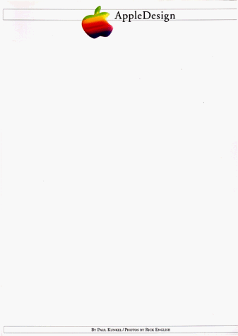 Appledesign: The Work of the Apple Industrial Design Group (Paperback)