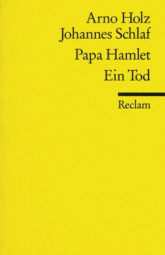 Papa Hamlet / Ein Tod (Paperback)