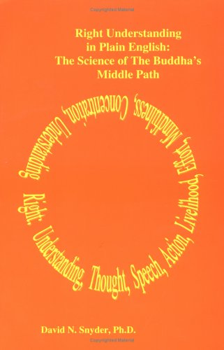 Right Understanding in Plain English: The Science of The Buddha's Middle Path (Paperback)
