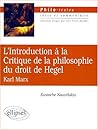 Marx, L'Introduction à la Critique de la philosophie du droit de Hegel