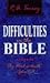 Difficulties in the Bible