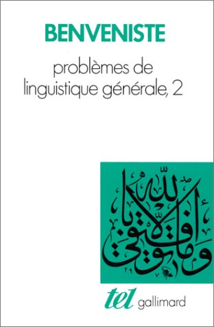 Problèmes de linguistique générale 2 (Mass Market Paperback)