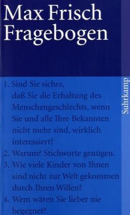 Fragebogen (Paperback)