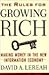 The Rules for Growing Rich : Making Money in the New Information Economy