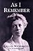 As I Remember: An Autobiography