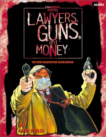 Portada de Lawyers, Guns & Money: The New Inquisition Sourcebook, de Greg Stolze