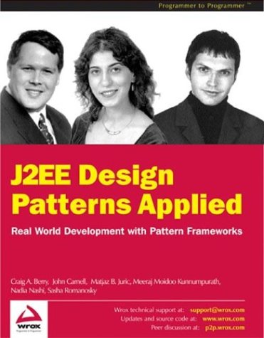 J2EE Design Patterns Applied (Paperback)