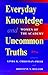 Everyday Knowledge And Uncommon Truths: Women Of The Academy