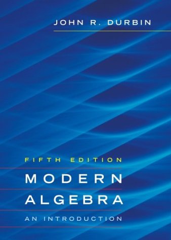 Modern Algebra: An Introduction (Hardcover)