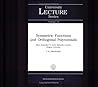 Symmetric Functions and Orthogonal Polynomials (University Lecture Series, Vol 12) ULECT/12