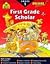 School Zone First Grade Scholar Workbook: 64 Pages, 1st Grade, Vowels, Consonants, Language Arts, Early Math, Addition and Subtraction, Patterns, Sequence, Ages 5 to 7