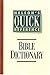 Nelson's Quick Reference Bible Dictionary