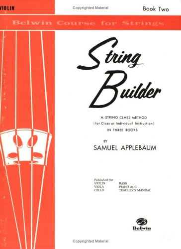 String Builder, Bk 2: A String Class Method (for Class or Individual Instruction) - Violin (Belwin Course for Strings, Bk 2)