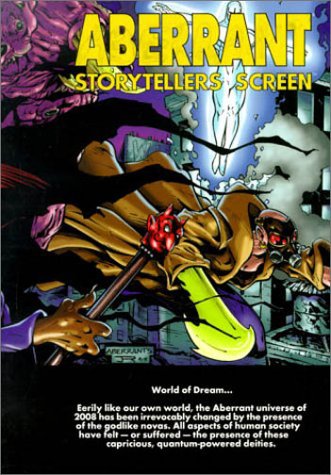 Aberrant Storytellers Screen (Quad-Fold Screen + Book, Aberrant Roleplaying, WW8501)