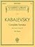 Dmitri Kabalevsky - Complete Sonatas for Piano: Schirmer Library of Classics Volume 2033 (Schirmer's Library of Musical Classics)