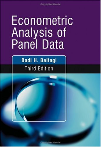 Econometric Analysis of Panel Data (Paperback)