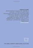 American Slavery: Demonstrations In Favor Of Dr. Cheever, In Scotland:  Letter Of Sympathy From Distinguished Clergymen And Other Gentlemen:  Speeches ... And Smyth:  And A Statement Of Dr. C