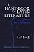 A Handbook of Latin Literat...