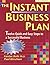 The Instant Business Plan Book by Gustav Berle