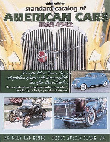 Standard Catalog of American Cars, 1805-1942 (Paperback)