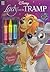 Lady and the Tramp with Crayons