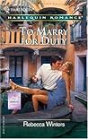 To Marry For Duty