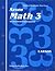 Math 3: An Incremental Development Set: Student Workbooks, part one and two plus flashcards (Saxon math, grade 3)