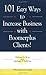 101 Easy Ways to Increase Business with Boomerplus Clients by Richard B. Ross